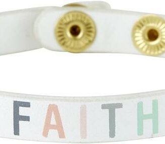 195002070851 Faith Leather Snap (Bracelet/Wristband)