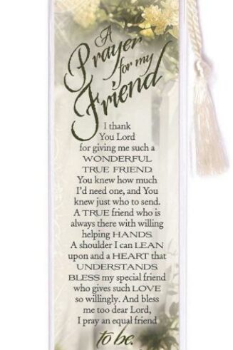 780308013468 Prayer For My Friend Tassel Bookmark