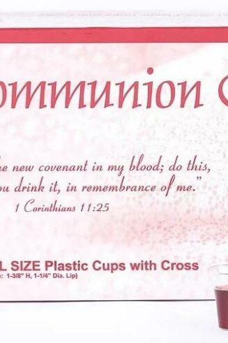 788200564705 Clear Cross Communion Cups 1000 Pack