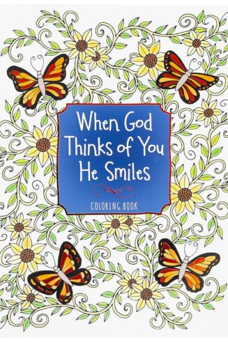 9781424565764 When God Thinks Of You He Smiles Coloring Book