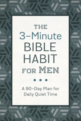 9781636092560 3 Minute Bible Habit For Men
