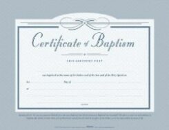 634337783222 Certificate Of Baptism