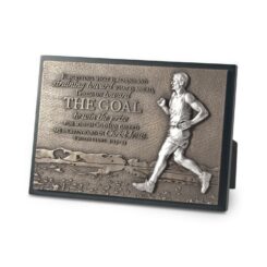 667665207559 Goal Male Runner Sculpture (Plaque)