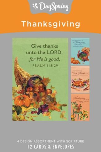 081983733666 Thanksgiving Prayers Box Of 12