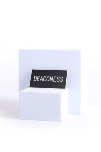 788200797301 Deaconess Engraved Plastic Badge