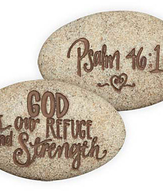 798890171251 Psalm 46:1 Psalm Stone