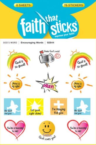 9781414392844 Encouraging Words Stickers