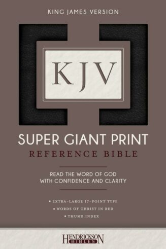 9781683070207 Super Giant Print Reference Bible