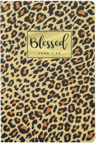 0612978553558 Leopard Journal Blessed - Luke 1:45