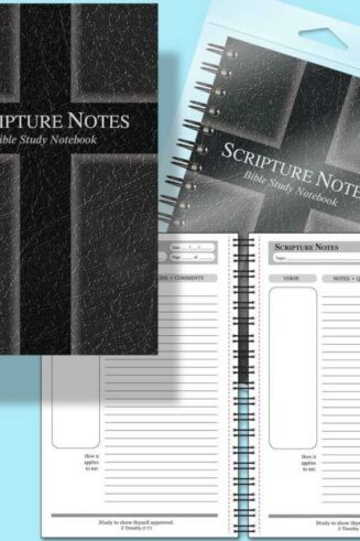 0634989819010 Scripture Notes Bible Study Notebook