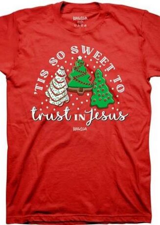 612978635513 Kerusso Tis So Sweet To Trust In Jesus (T-Shirt)