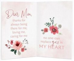 656200432471 Moms Like You Are Precious And Few Keepsake Card