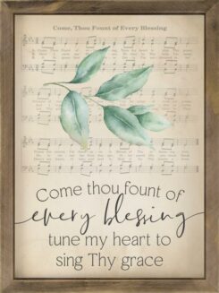 656200686676 Come Thou Fount Of Every Blessing Tune My Heart To Sing Thy Grace