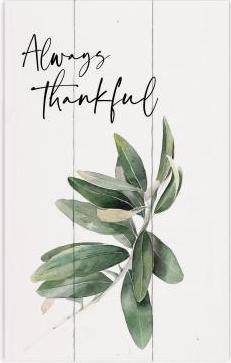 656200985519 Always Thankful Pallet (Plaque)