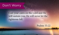 657664864136 Dont Worry Pass Along Scripture Card