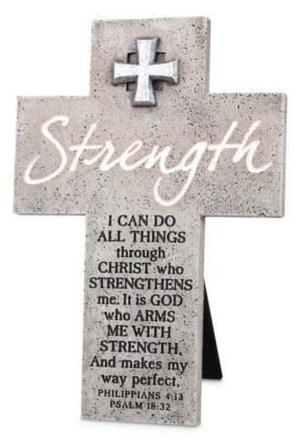 667665113652 Strength Gray Emblem Cross