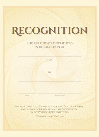 730817353098 Recognition Certificate