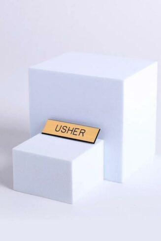 788200450398 Usher Engraved Safety Catch