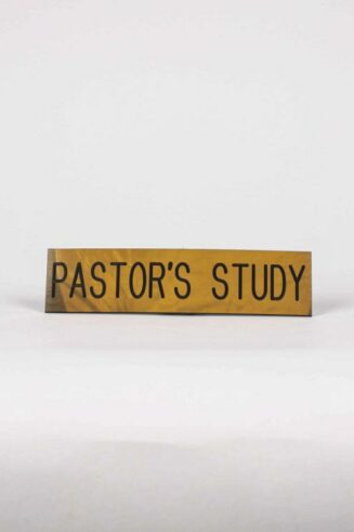 788200450565 Pastors Study Sign