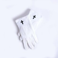 788200504046 Usher Gloves With Black Cross