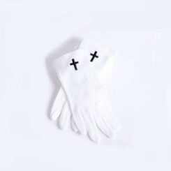 788200504053 Usher Gloves With Black Cross