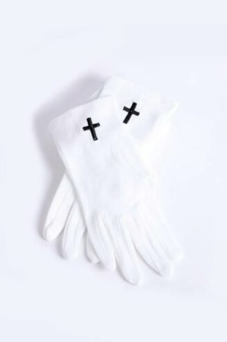 788200504053 Usher Gloves With Black Cross