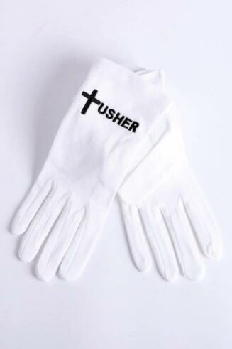 788200504244 Usher Gloves With Black Cross