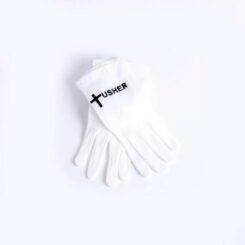 788200504268 Usher Gloves With Black Cross