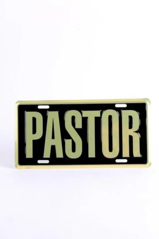 788200876235 Pastor Deluxe Auto Tag