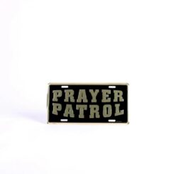 788200876938 Prayer Patrol Deluxe License Plate