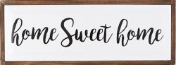 886083853005 Home Sweet Home Framed Enamel Plaque