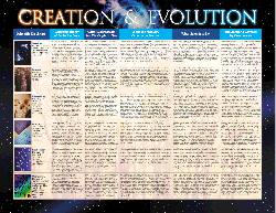 9780965508278 Creation And Evolution Wall Chart