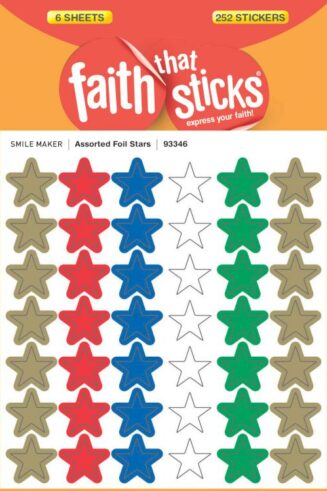 9781414393346 Assorted Foil Stars Stickers