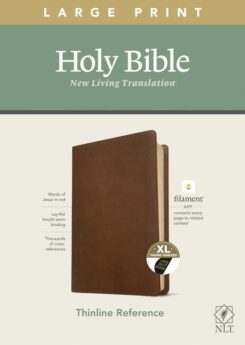 9781496445322 Large Print Thinline Reference Bible Filament Enabled Edition