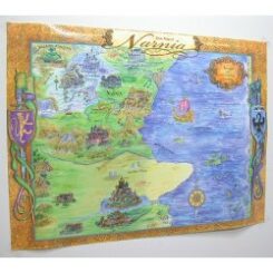 9781596360792 Rose Map Of Narnia Wall Chart Laminated