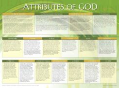 9781596364912 Attributes Of God Wall Chart Laminated