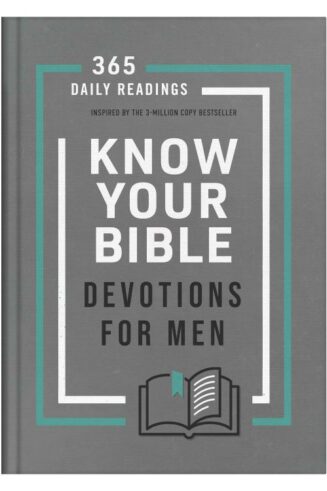 9781636092065 Know Your Bible Devotions For Men