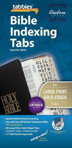 084371583355 Large Print Catholic Gold Edged Old And New Testament