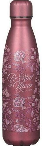 1220000326231 Be Still And Know Stainless Steel Water Bottle Ps 46:10