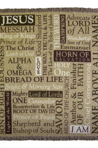 788200538171 Names Of Jesus Throw