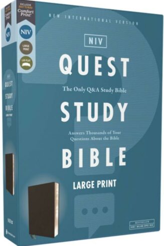 9780310465812 Quest Study Bible Large Print Comfort Print