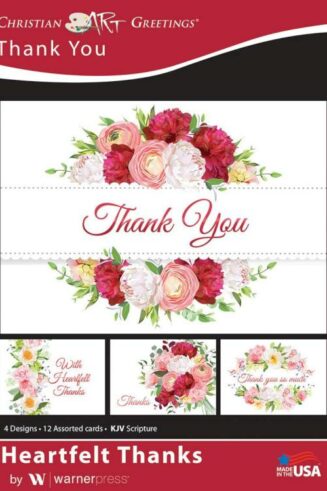 730817358963 Thank You Heartfelt Thanks KJV Box Of 12