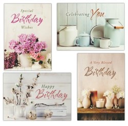 730817362557 Farmhouse Blessings Birthday Assorted KJV Box Of 12