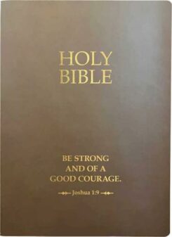 9798887691985 Sword Bible Large Print Be Strong And Courageous Life Verse Edition