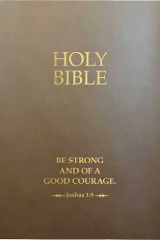 9798887691985 Sword Bible Large Print Be Strong And Courageous Life Verse Edition