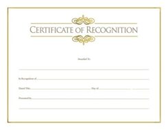 081407008868 Certificate Of Recognition