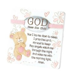 603799578295 God Bless This Child Girl (Plaque)