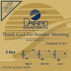 614187009338 Thank God For Sunday Morning