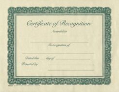 9780805472745 Certificate Of Recognition