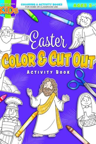 9781684342341 Easter Color And Cut Out Activity Book KJV